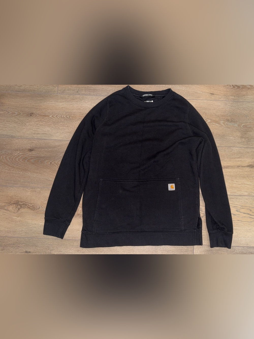Carhartt Force Women’s Black Relaxed Fit Crewneck Sweatshirt Size S